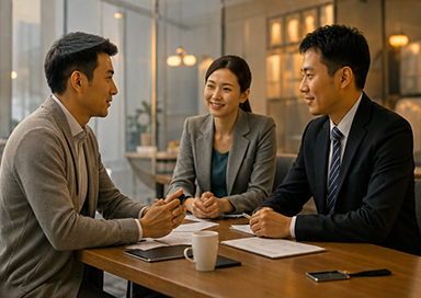 Business team meeting
